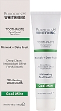 Отбеливающая зубная паста с мисваком и финиками - Farmasi Eurofresh Whitening Toothpaste Miswak + Date Fruit — фото N2