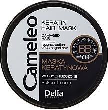 УЦІНКА Кератинова маска-реконструкція волосся - Delia Cameleo Keratin Hair Mask  * — фото N1