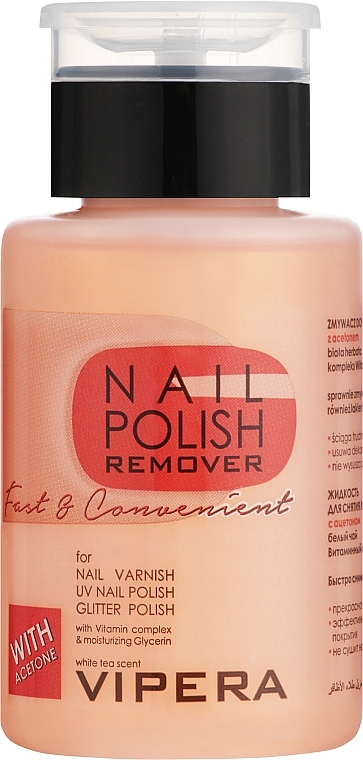 Рідина для зняття лаку - Vipera Fast & Convenient Nail Polish Remover — фото N1