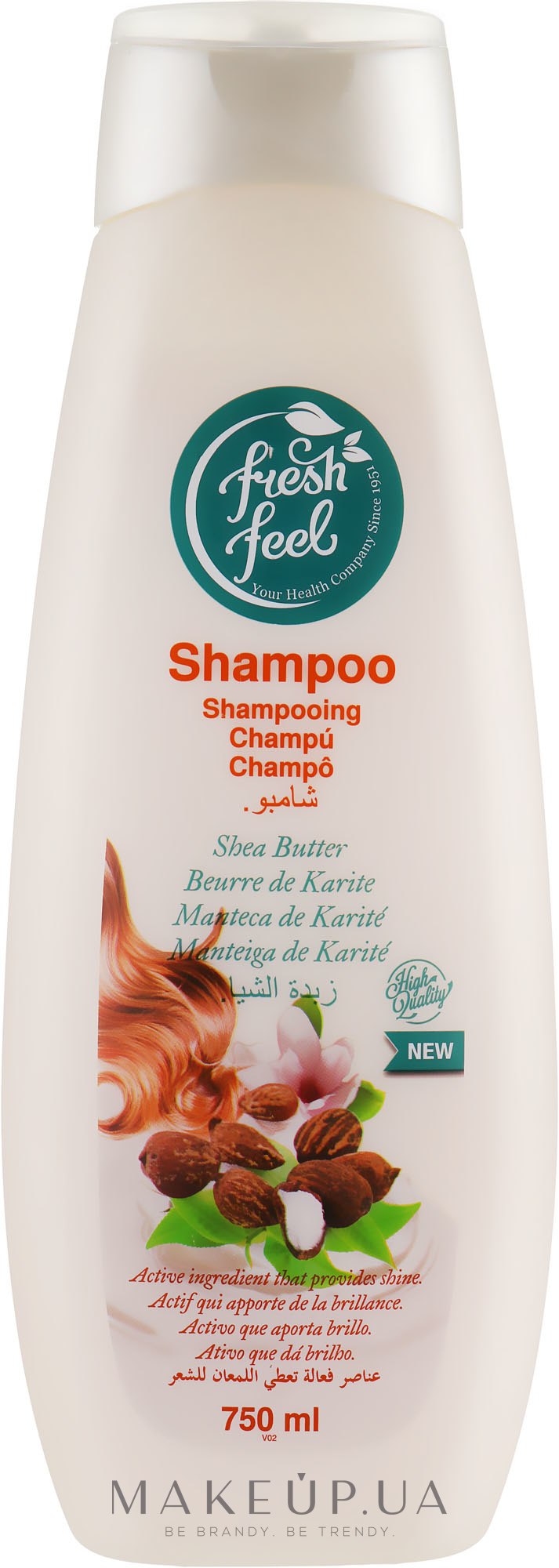 Шампунь для волос "Масло Ши" - Fresh Feel Shea Butter Shampoo — фото 750ml