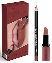 Набор - Diego Dalla Palma Lip Contour Kit 507 (lipstick/4g + lip/pencil/1.1g) — фото N1