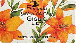 Мыло натуральное "Лилия" - Florinda Sapone Vegetale Lily — фото N1