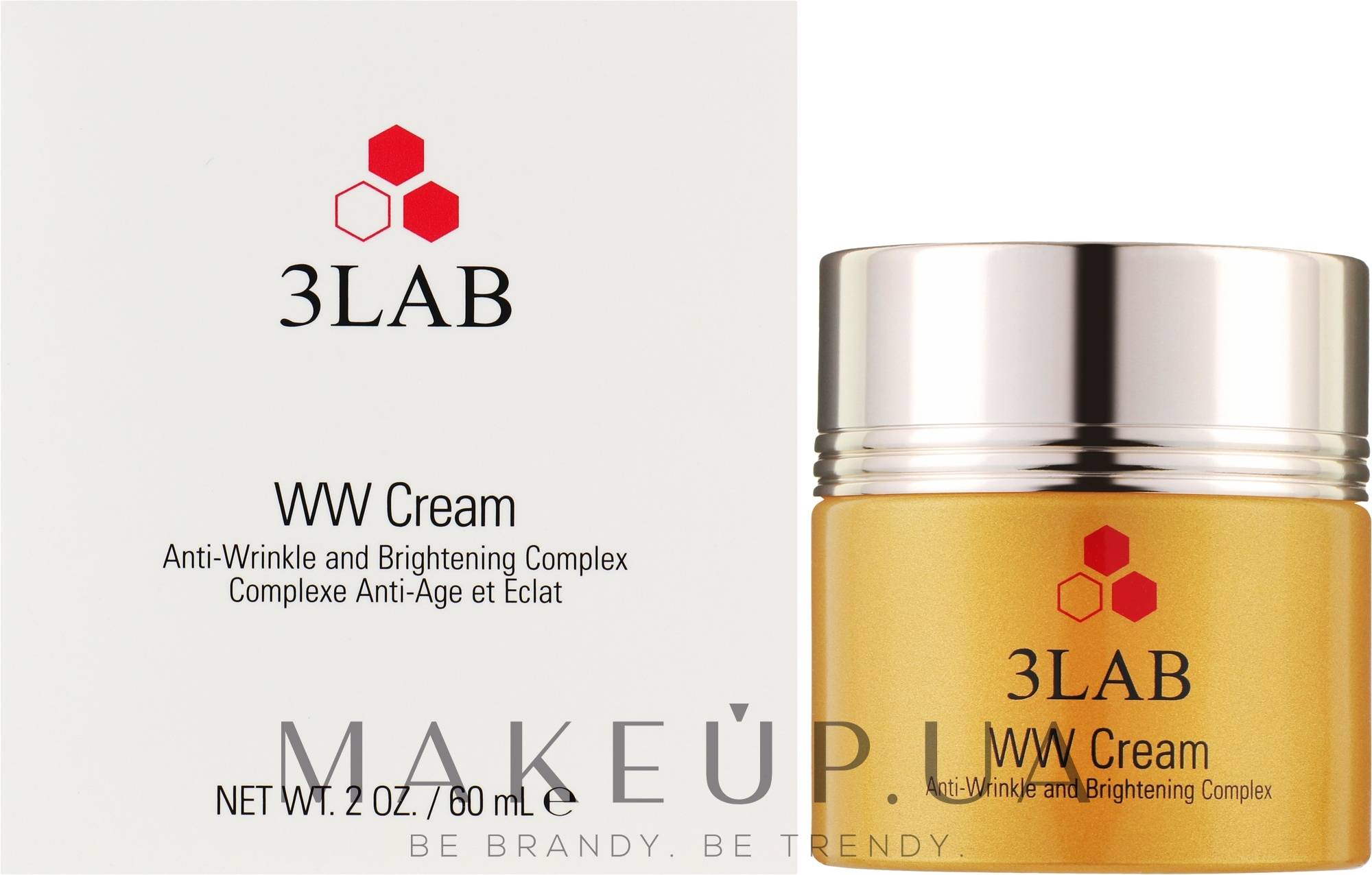 Крем проти зморщок "Сяйво" для шкіри обличчя - 3Lab WW Cream — фото 60ml