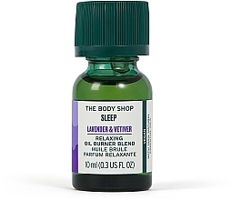 Ароматизированное масло "Лаванда и ветивер". Спокойный сон - The Body Shop Sleep Lavender Vetiver Relaxing Oil — фото N1