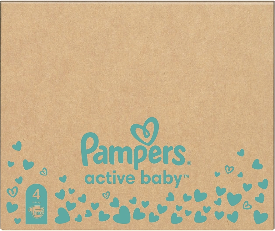 Подгузники Pampers Active Baby 4 (9-14 кг), 180шт - Pampers — фото N2