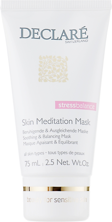 Інтенсивна заспокійлива маска миттєвої дії для обличчя - Declare Stress Balance Skin Meditation Mask — фото N2