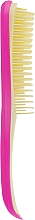 Расческа для волос, желто-розовая - Avenir Cosmetics Wet Hair — фото N3
