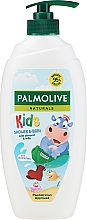 Дитячий крем для душу "Бегемот" - Palmolive Naturals Kids Shower & Bath With Almond Milk — фото N1