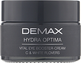 Крем для зоны вокруг глаз "Витамин C и белые цветы" - Demax Hydra Optima Vital Eye Booster Cream C & White Flowers — фото N1