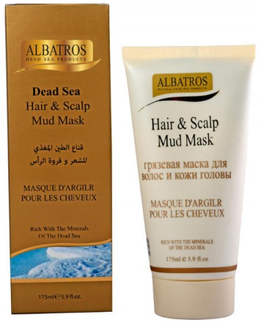 Грязьова маска для волосся - Albatros Hair Sculp Mud Mask