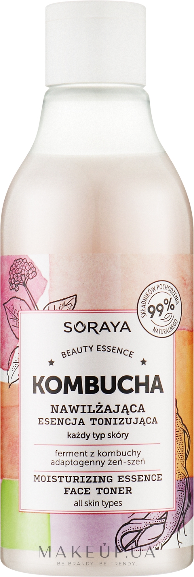 Тоник для лица - Soraya Kombucha Moisturizing Essence Face Toner — фото 200ml