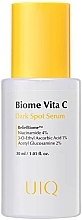 Духи, Парфюмерия, косметика Осветляющая сыворотка - UIQ Biome Vita C Dark Spot Serum