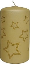 Духи, Парфюмерия, косметика Декоративная свеча 6.6х11.5 см, звезды экрю - Admit