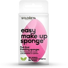 Косметичний спонж для макіяжу, зі зрізом - Solomeya Flat End Blending sponges — фото N2