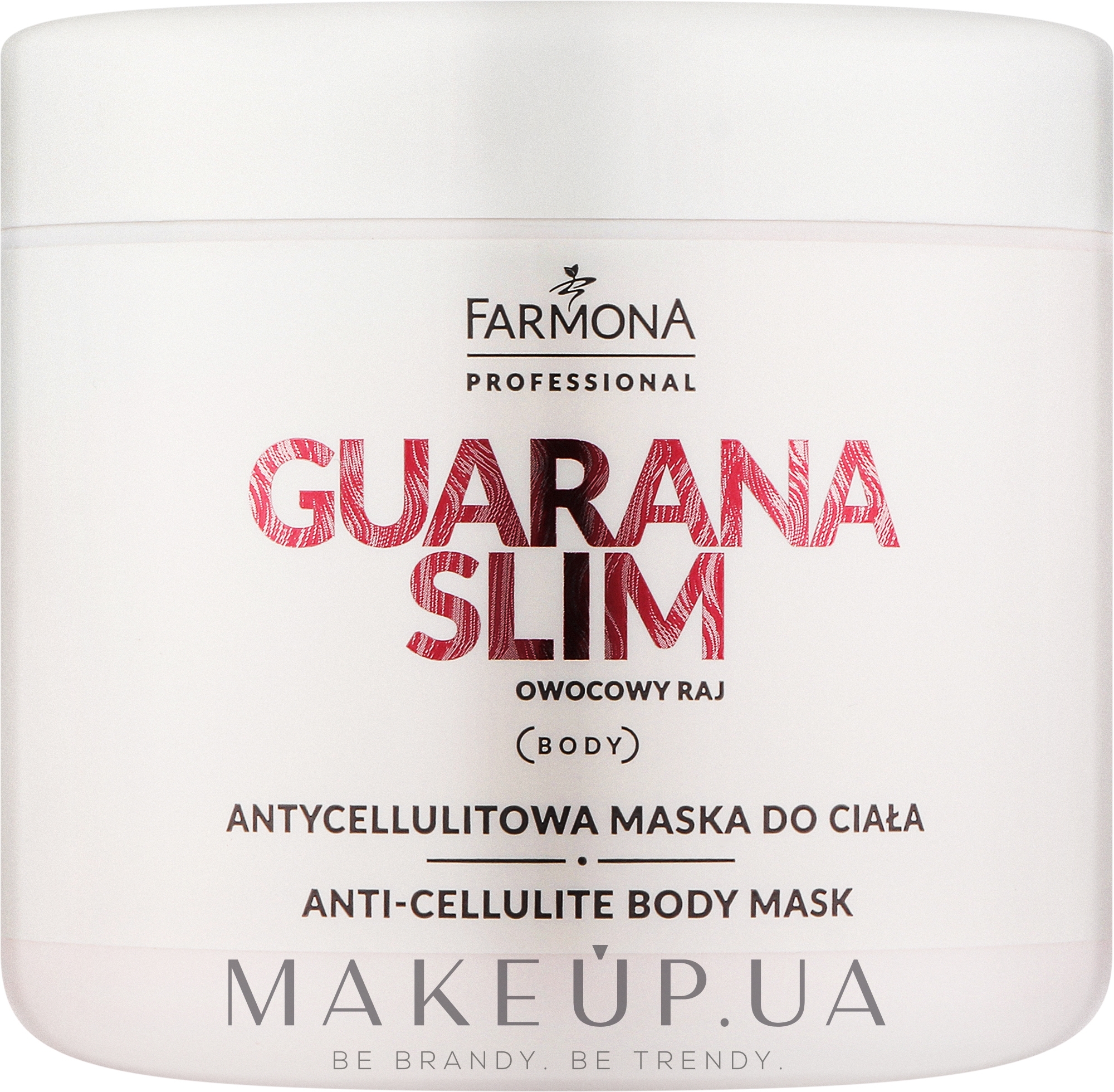 Питательная маска для тела с ароматом личи - Farmona Professional Guarana Slim Anti-Cellulite Body Mask  — фото 500ml