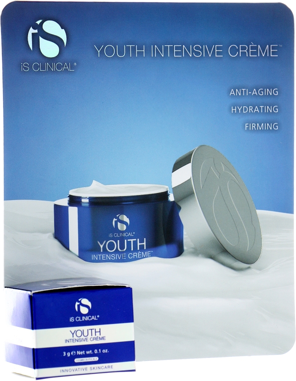 Крем интенсивный омолаживающий для лица - iS Clinical Youth Intensive Creme (пробник) — фото N3