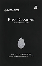Тканинна маска з алмазною пудрою - Medi-Peel Rose Diamond Radiant Glow Mask — фото N1