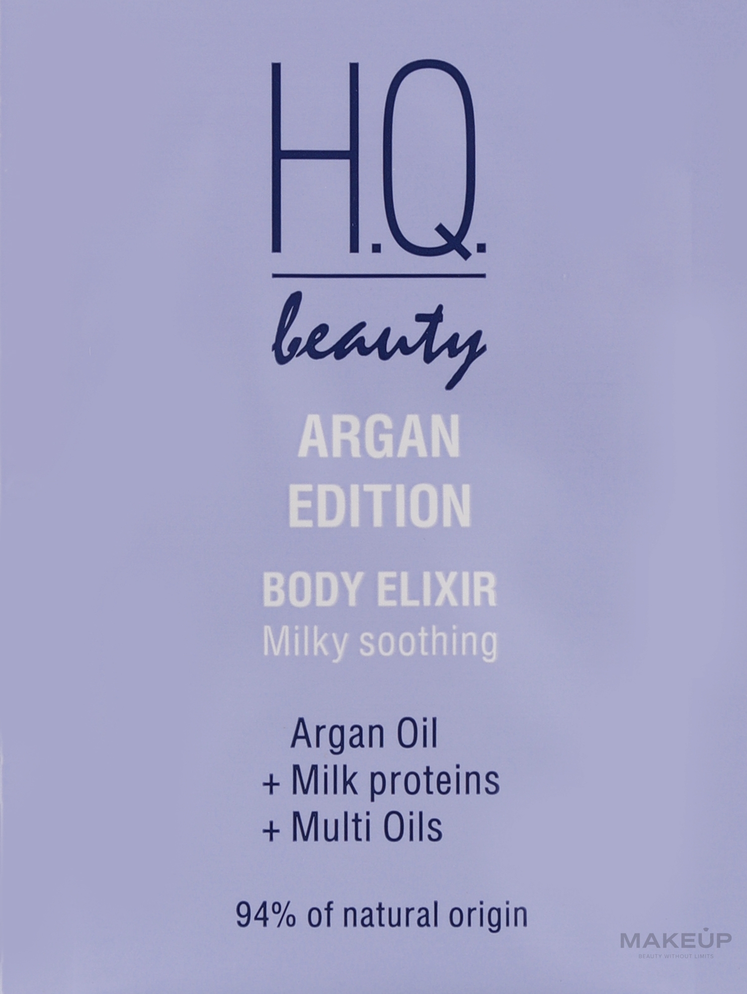 Еліксир для тіла "Пом'якшення з молочним протеїном" - H.Q.Beauty Argan Edition Body Elixir (пробник) — фото 4ml