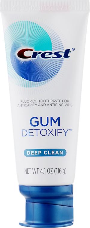 Зубная паста - Crest Gum Detoxify Deep Clean Toothpaste — фото N2