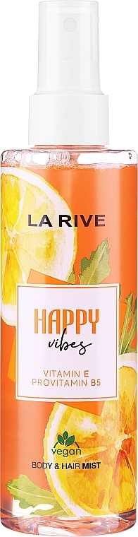 Парфюмированный спрей для волос и тела "Happy Vibes" - La Rive Body & Hair Mist