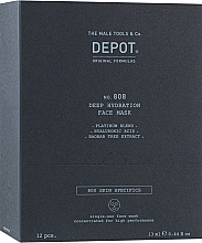Парфумерія, косметика Зволожувальна й відновлювальна маска для обличчя й шиї - Depot No 808 Deep Hydration Face Mask