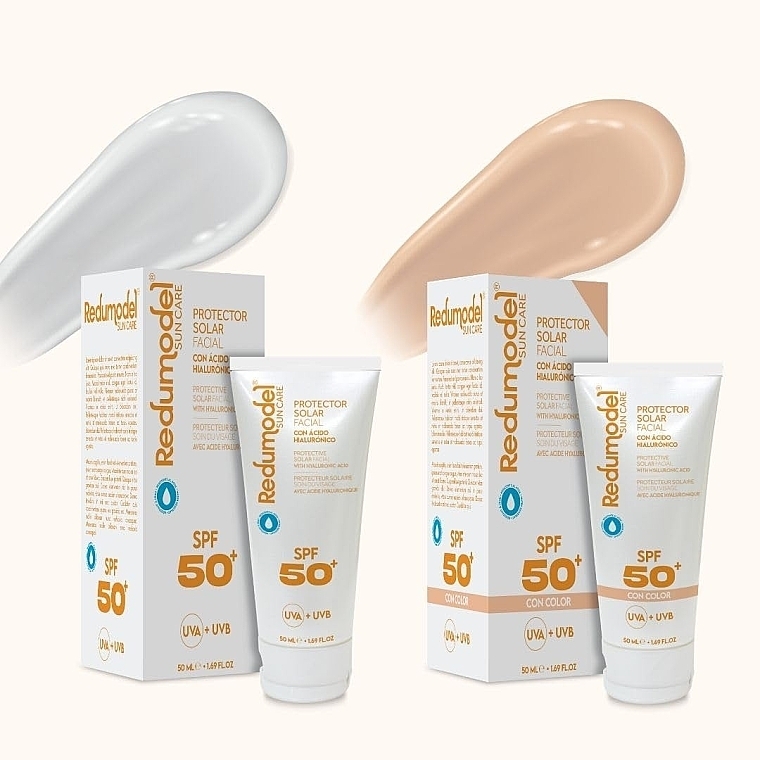 Солнцезащитный крем для лица - Redumodel Sun Care Protective Solar Facial SPF50 — фото N2