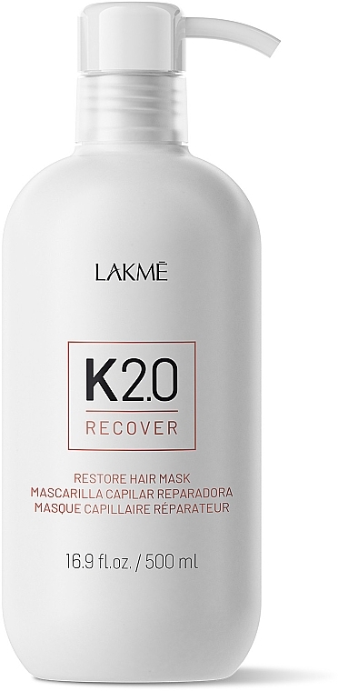 Восстанавливающая маска для волос - Lakme K2.0 Recover Restore Hair Mask — фото N1