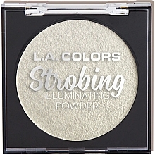 Компактная пудра для лица - L.A. Colors Strobing Illuminating Powder — фото N1