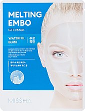 Парфумерія, косметика Зволожуюча маска для обличчя - Missha Embo Gel Mask Waterful-Bomb