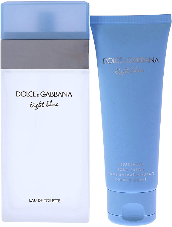 Dolce & Gabbana Light Blue - Набор (edt/100ml + b/cr/75ml) — фото N2
