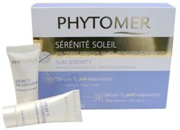 Парфумерія, косметика Подвійний комплекс до і після сонця - Phytomer Sun Serenity Pre/Post Sun Exposure Duo (pre/serum/15ml + post/serum/15ml)