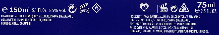 Instituto Espanol Poseidon Blue - Набір (edt/125ml + deo/roll/75ml) — фото N3