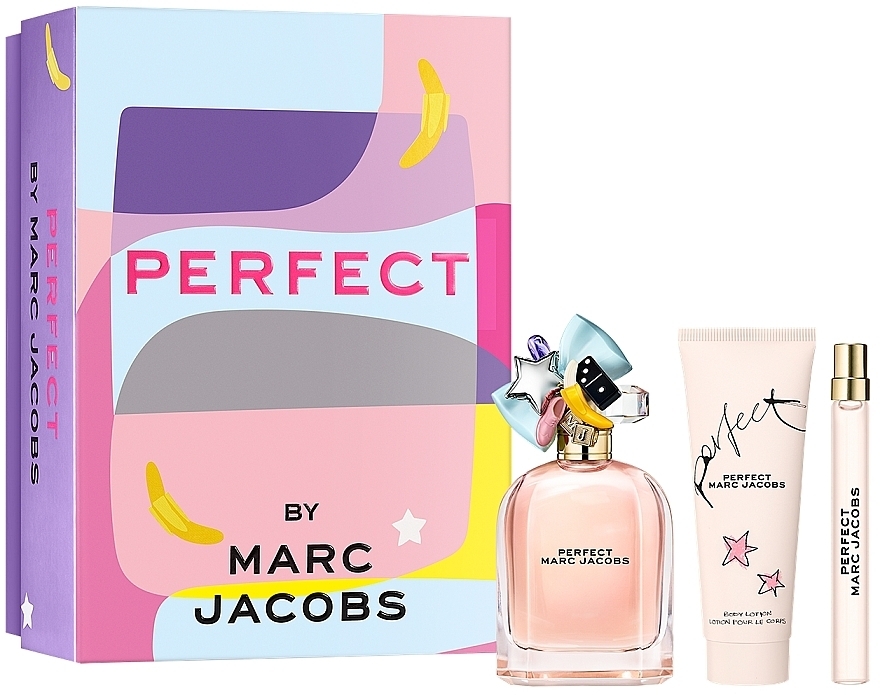 Marc Jacobs Perfect - Набор (edp/100ml + edp/mini/10ml + b/lot/75ml) — фото N2