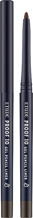 Автоматичний водостійкий гелевий олівець для очей - Etude Proof 10 Gel Pencil — фото N1