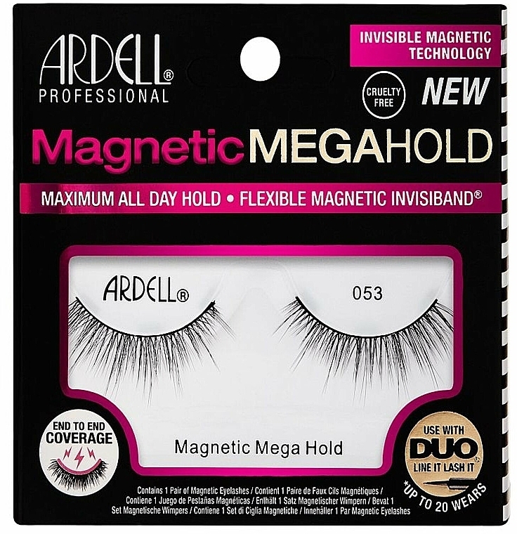 Магнитные накладные ресницы - Ardell Magnetic Mega Hold Eyelashes 053 — фото N1