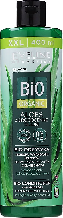 Кондиціонер проти випадання волосся - Eveline Cosmetics Bio Organic Aloe Anti Hair Loss Conditioner — фото N1