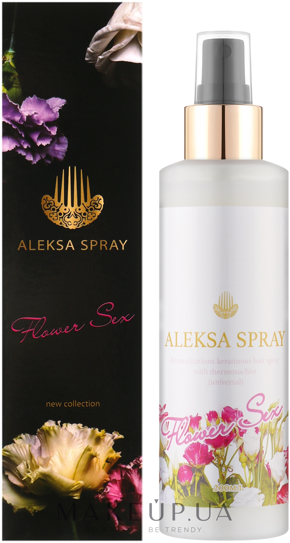 Aleksa Spray - Ароматизированный кератиновый спрей для волос AS22 — фото 200ml