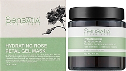 Зволожувальна гелева маска з пелюстками троянди - Sensatia Botanicals Hydrating Rose Petal Gel Mask — фото N2