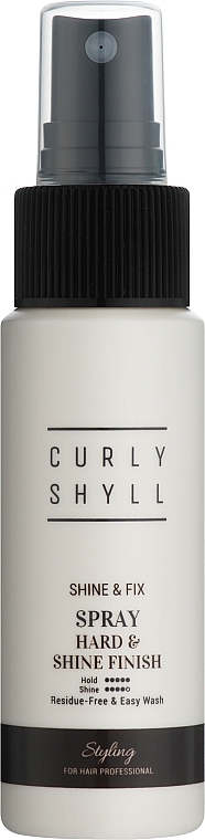 Фиксирующий спрей для волос - Curly Shyll Shine & Fix Spray — фото N1