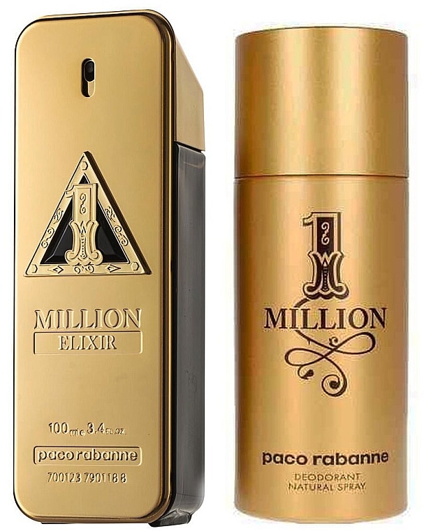 Paco Rabanne 1 Million Elixir - Набор (edp/100ml + deo/150ml) — фото N2
