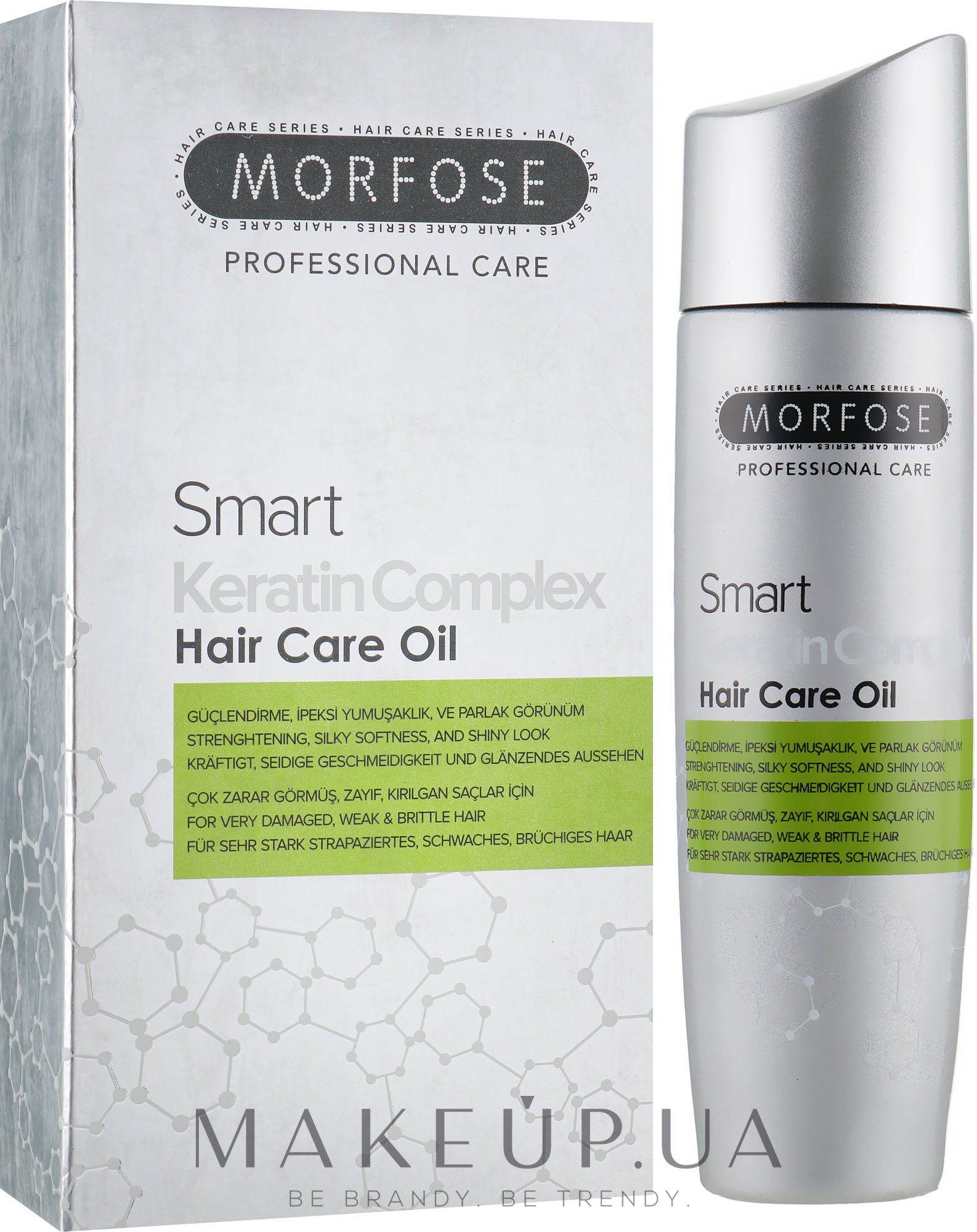 Кератиновый комплекс - Morfose Smart Keratin Hair Care Oil — фото 100ml