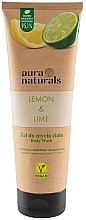Гель для душу "Лимон і лайм" - Aura Naturals Lemon & Lime Body Wash — фото N1