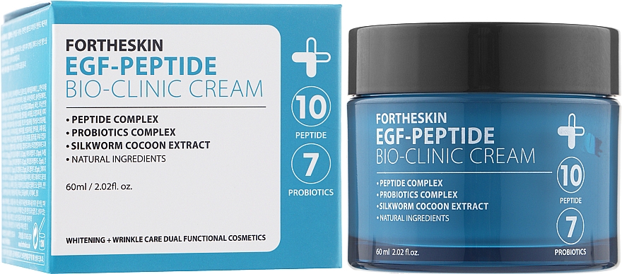 Крем для обличчя з пептидами - Fortheskin Bio Peptide Clinic Cream — фото N2