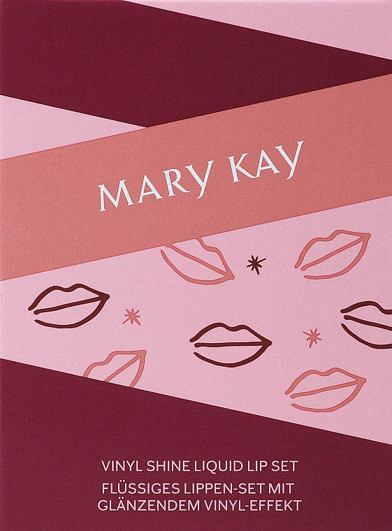 Набір рідких помад для губ - Mary Kay Vinyl Shine Liquid Lip Set — фото N1