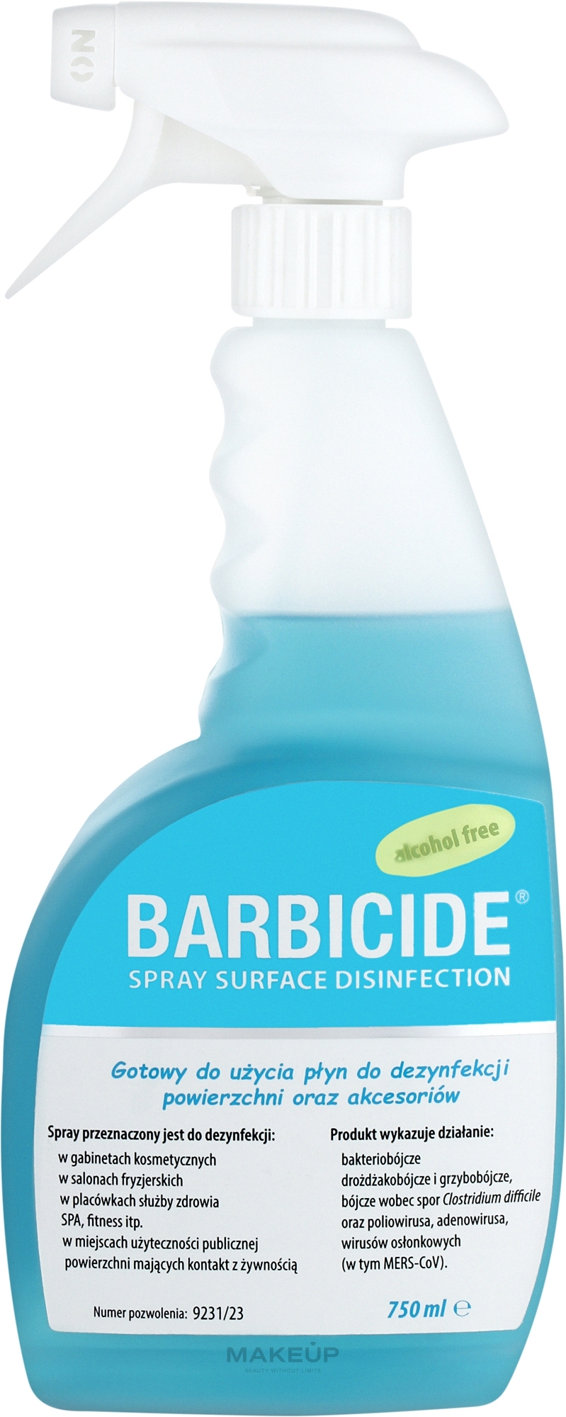 Спрей для дезинфекции - Barbicide Hygiene Spray — фото 750ml