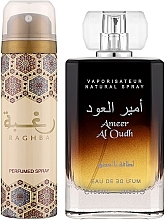 Lattafa Perfumes Ameer Al Oudh - Набор (edp/100ml + deo/spray/50ml) — фото N2