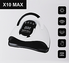 Парфумерія, косметика Лампа для манікюру, біла - Lewer Sun X10 Max Super Sunuvled Nail Lamp