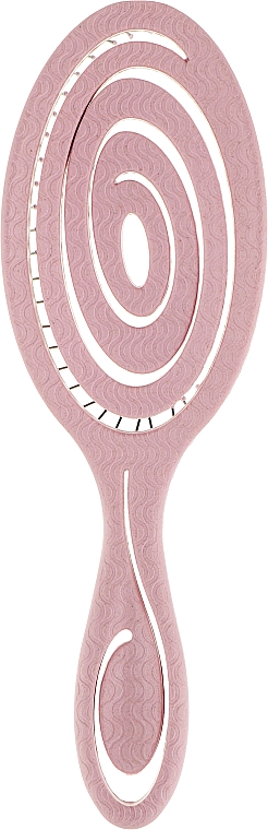Рухлива біощітка для волосся "Світло-рожева" - Solomeya Detangling Bio Hair Brush Light Pink — фото N2