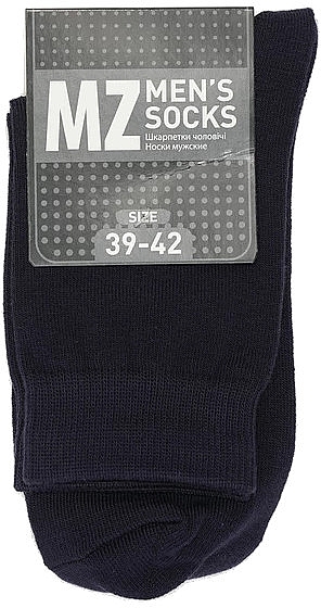 Шкарпетки чоловічі високі RT1311-001, темно-сині - Siela — фото N1