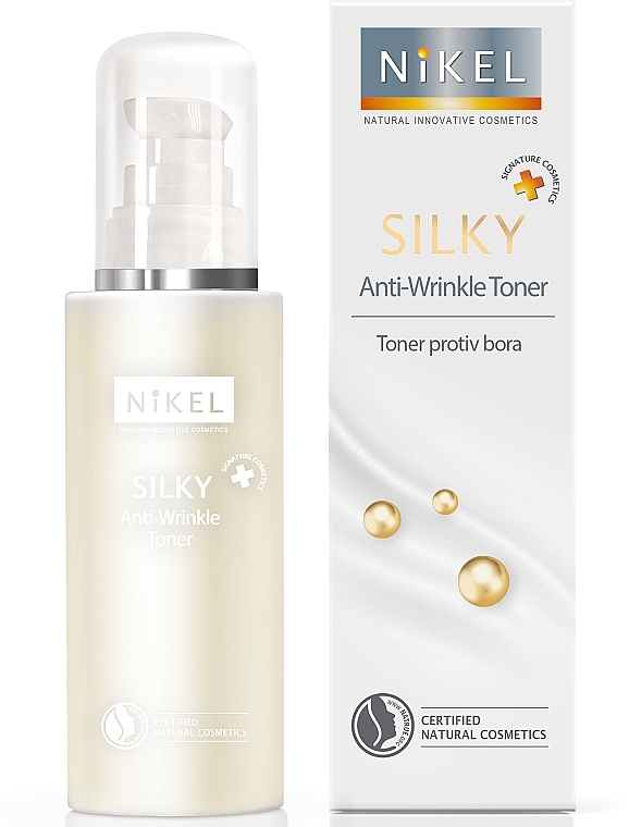 Тонік для обличчя - Nikel Silky Anti-Wrinkle Toner — фото N1